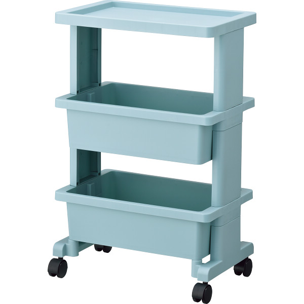 テーブルワゴンミニ　ブルー