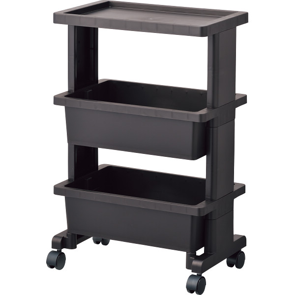 テーブルワゴンミニ　ブラック