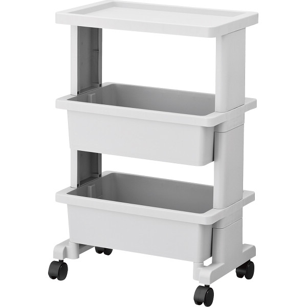 テーブルワゴンミニ　ライトグレー