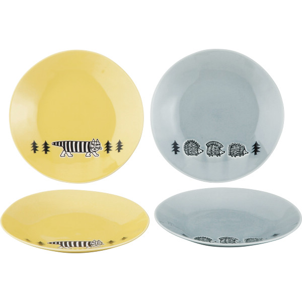 リサ・ラーソン　ストロール　１９プレート４ピースセット