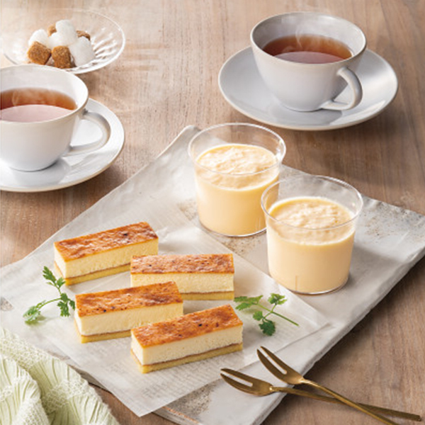 「乳蔵」北海道焼きプリンケーキと北海道プリン