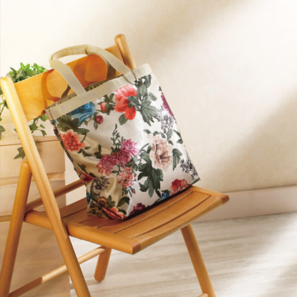 日本製オーガンジーエコバッグ　ホワイト