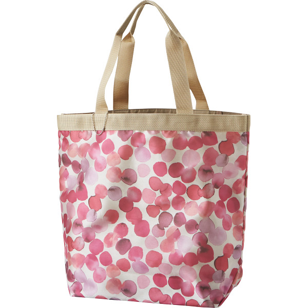 日本製オーガンジーエコバッグ　ピンク