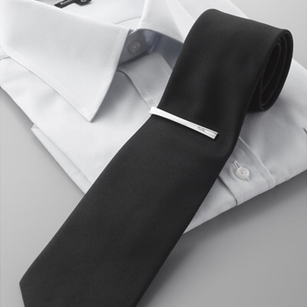 礼装用ネクタイ　黒　朱子織