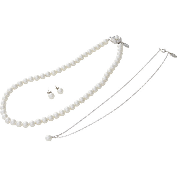 ユキコハナイ　パール　３点セット（ピアス）