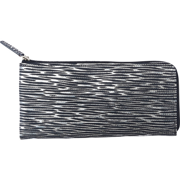 マデーラ　Ｌ字ファスナー長財布　ネイビー