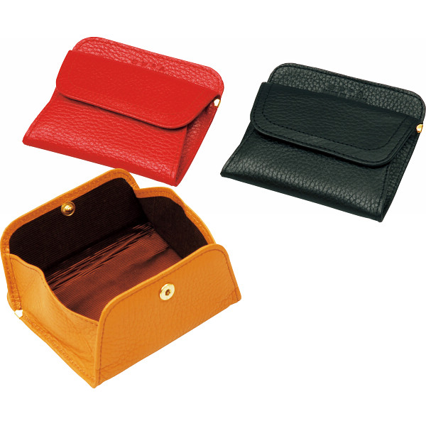 良品工房　日本製牛革財布　キャメル