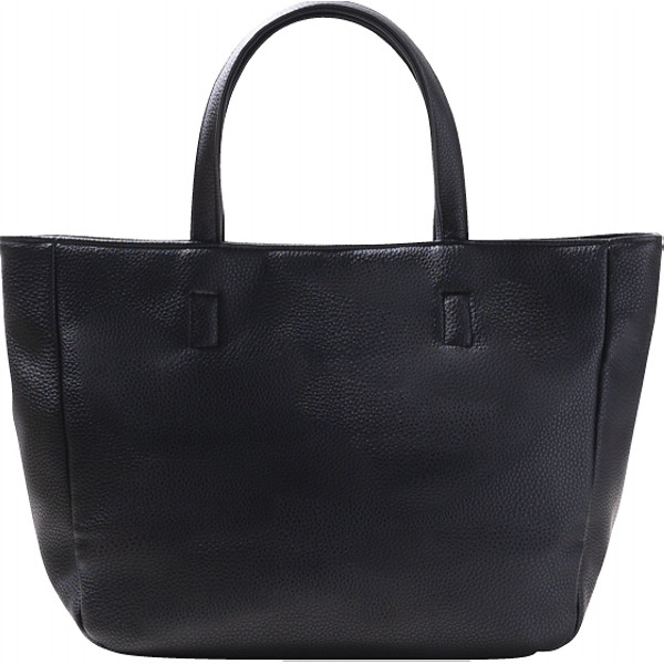 アッシュエル　シンプルトートバッグ　ブラック