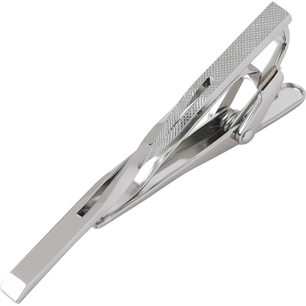 スワンク　ツイストネクタイピン　シルバー