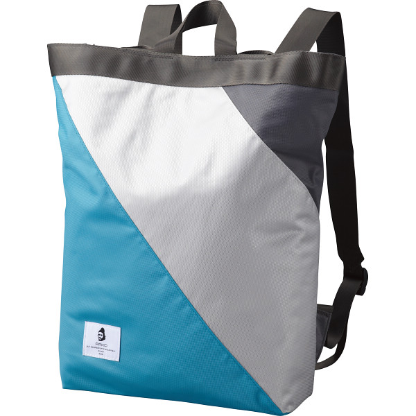 パコ　２ＷＡＹトートバッグ　ブルー×グレー