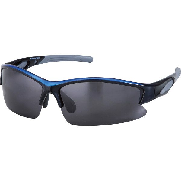 スポーツサングラス　メタリックブルー・ブラック