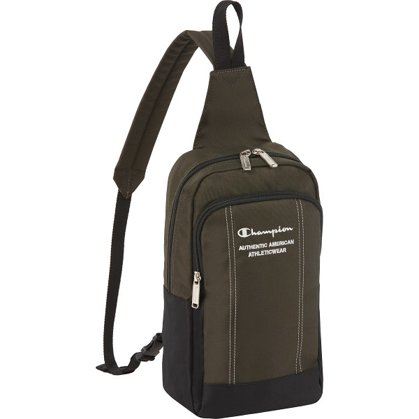 チャンピオン　ワンショルダーバッグ　カーキ