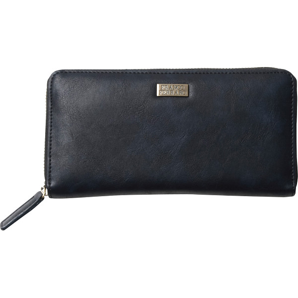 フランコフェラーロ　長財布　ネイビー