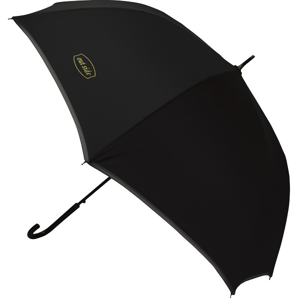 アウトサイド　ジャンプ長傘セット　ブラック＆グレー