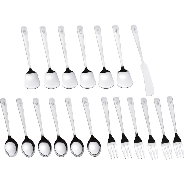 燕三　ステンレスライラック　カトラリー１９本セット