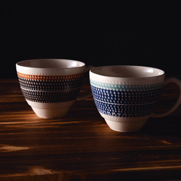 祥風窯　曽根洋司作　カンナ　ペアマグ