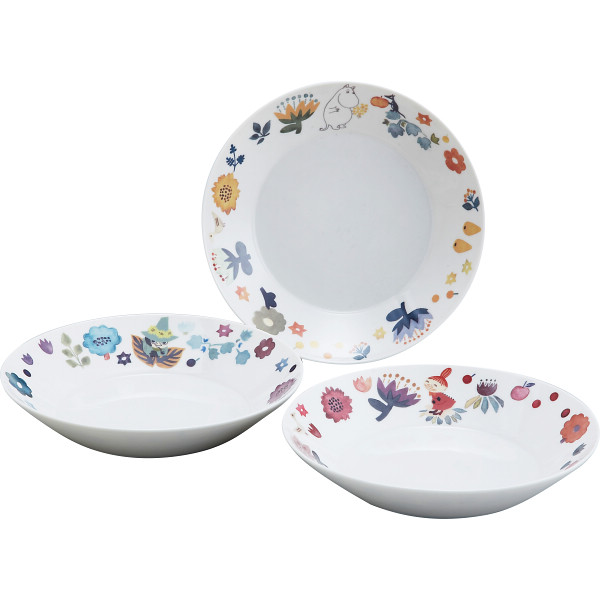 ムーミン　ハーバリウム　トリオパスタセット