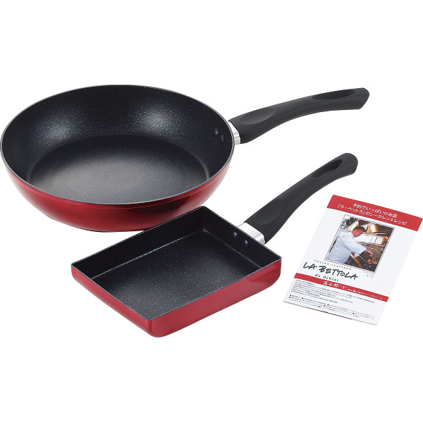 ラ・ベットラ　マーブルフライパン（２６ｃｍ）＆玉子焼セット