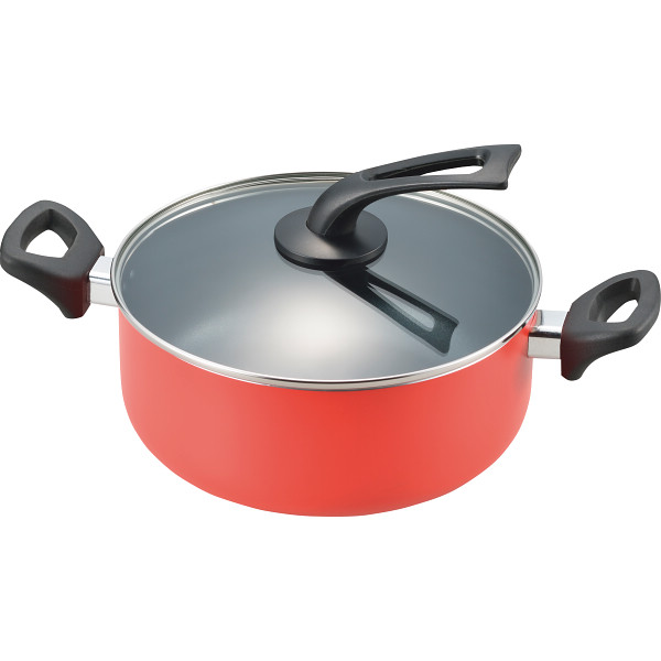 エステル　アルミ両手鍋（２４ｃｍ）