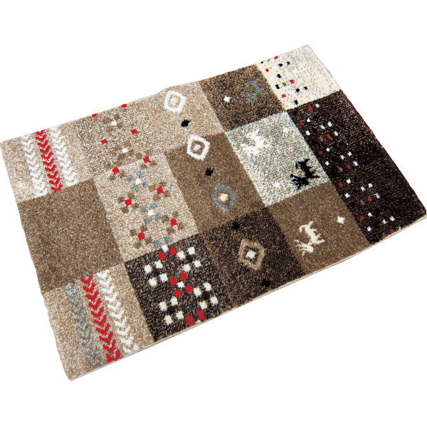 トルコ製玄関マット　モノトーン