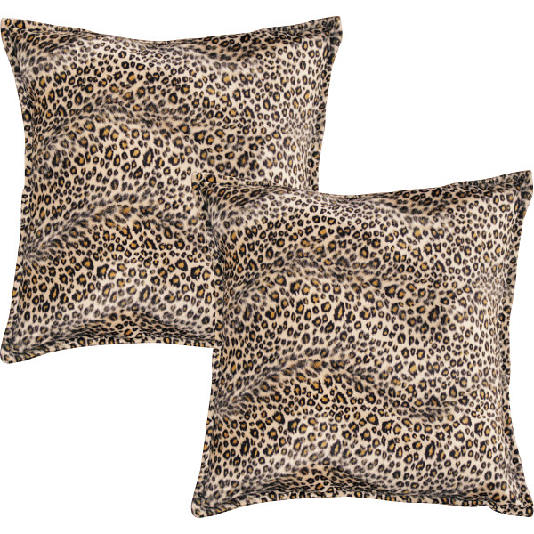 セアテクッション２個組　ヒョウ