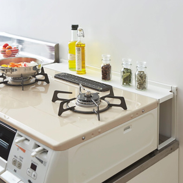 コンロ奥隙間ラック　ホワイト