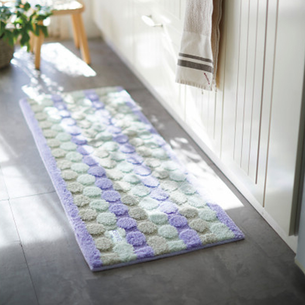 チェルベ　キッチンマット　ブル－