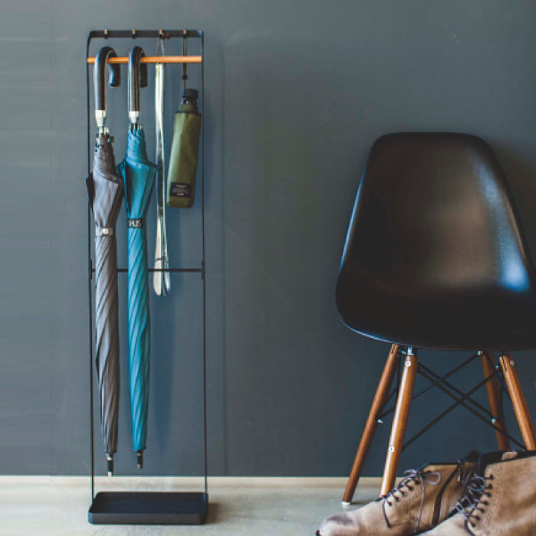 引っ掛けアンブレラスタンド　ブラック