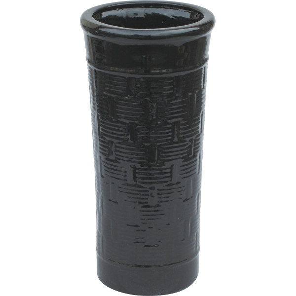 陶器傘立て　ブラック