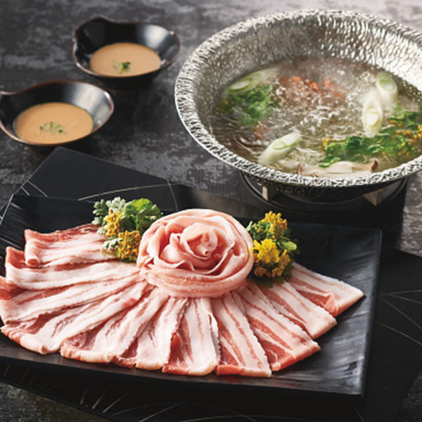 鹿児島県産　黒豚バラしゃぶしゃぶ用（４００ｇ）