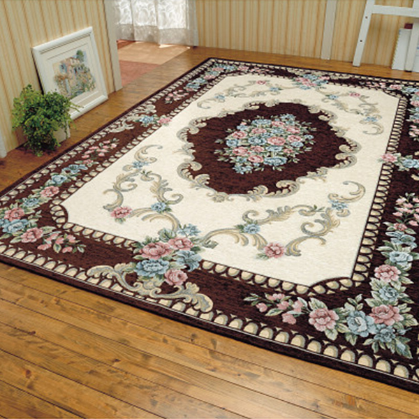 イタリア製ゴブラン織カーペット　ブラウン