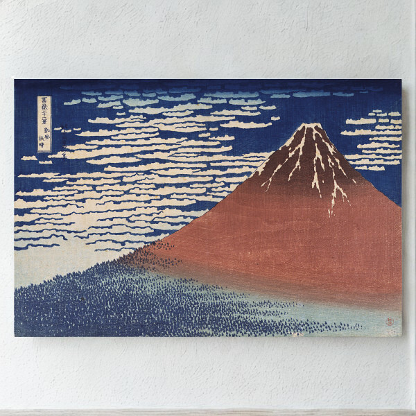 葛飾北斎「冨嶽三十六景　凱風快晴」