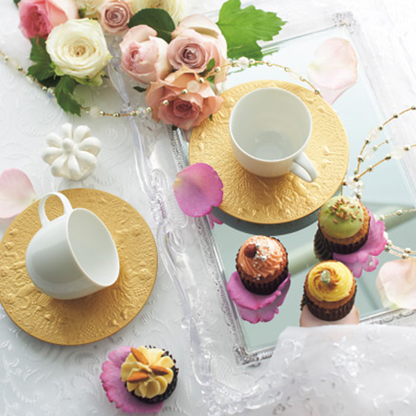 ローゼンタール　魔笛ゴールド　ペアコーヒー碗皿