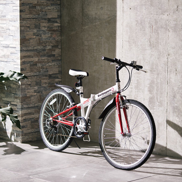 ２６型クロスバイク　折畳自転車（２台組）