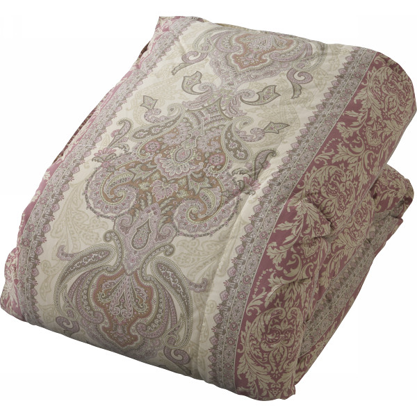 ポーランド産ホワイトグースダウン羽毛掛けふとん　ピンク