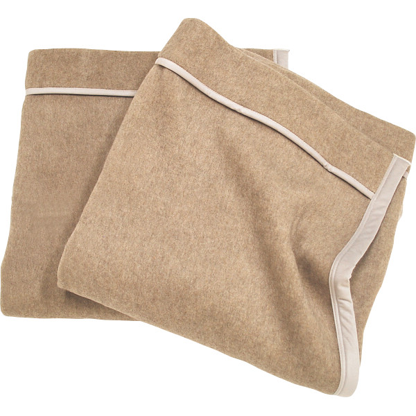 無着色カシミヤ毛布（毛羽部分）２枚セット
