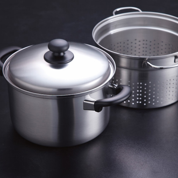 燕三　ＩＨ対応　パスタポット（２２ｃｍ）