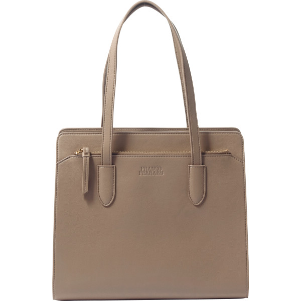 フランコフェラーロ　フェミニンニュアンスカラーバッグ　グレー