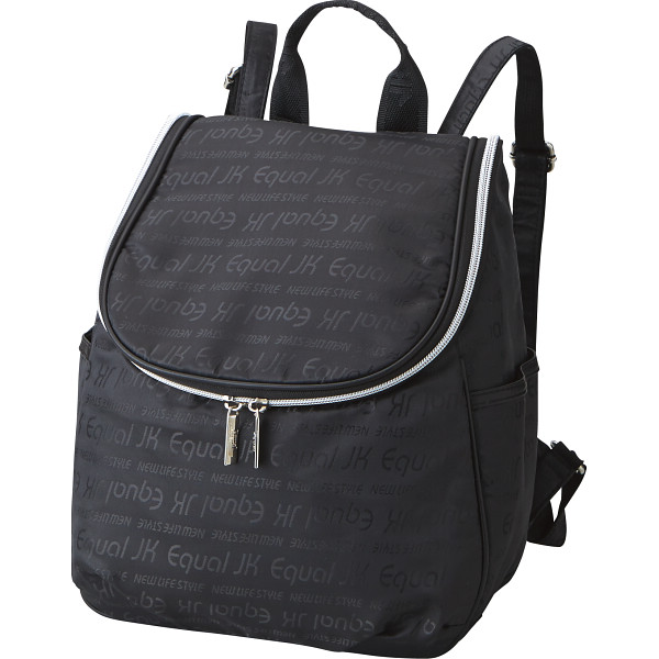 ジュンコ　コシノ　イコール　ジャカード軽量リュック・トートバッグセット　ブラック