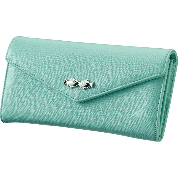 クリオブルー　長財布　ブルー