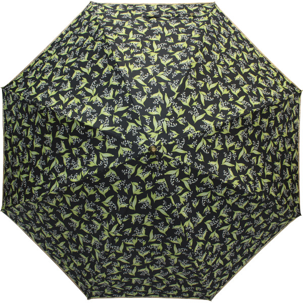 傘美人　晴雨兼用遮光丸ミニ傘＆長傘セット　ブラック