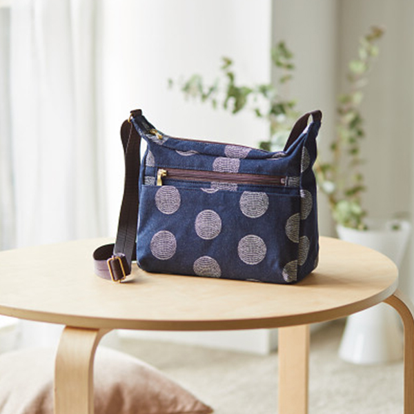 岡山県井原産デニムショルダー　ネイビー