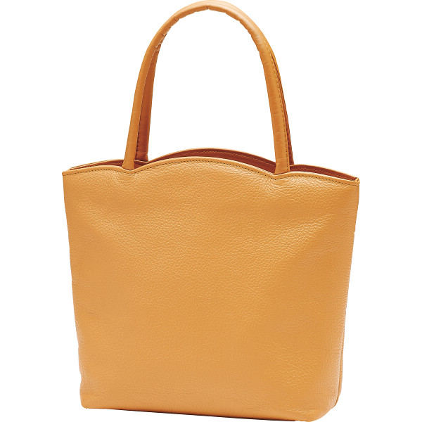 姫路レザー牛革フェミニントート　キャメル