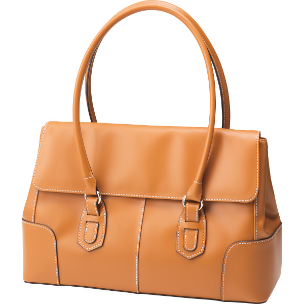 ベルーガ　手提げボストンバッグ　キャメル