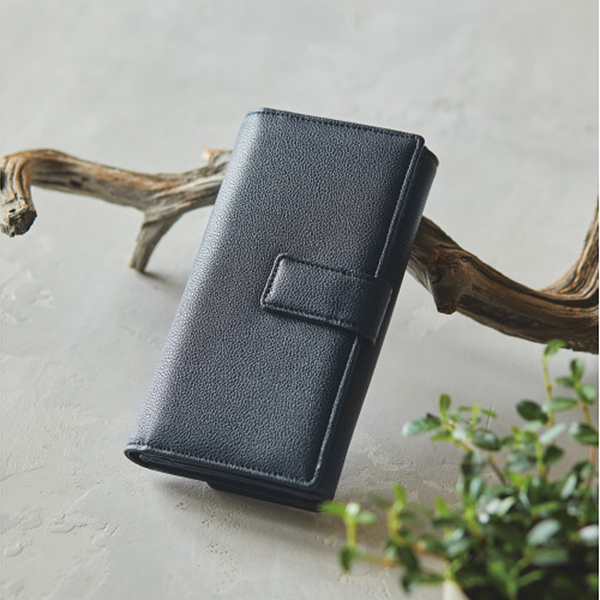 イルムス　長財布　ネイビー