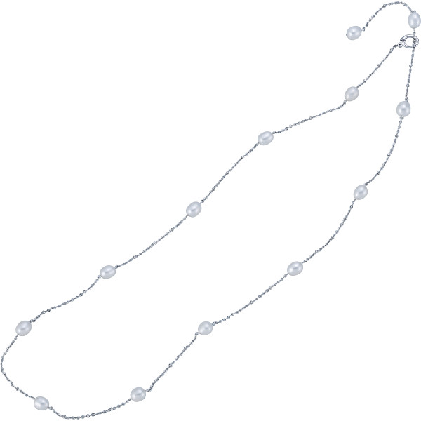 ヴァレンティノ・ルウディ　淡水パールネックレス　ホワイト