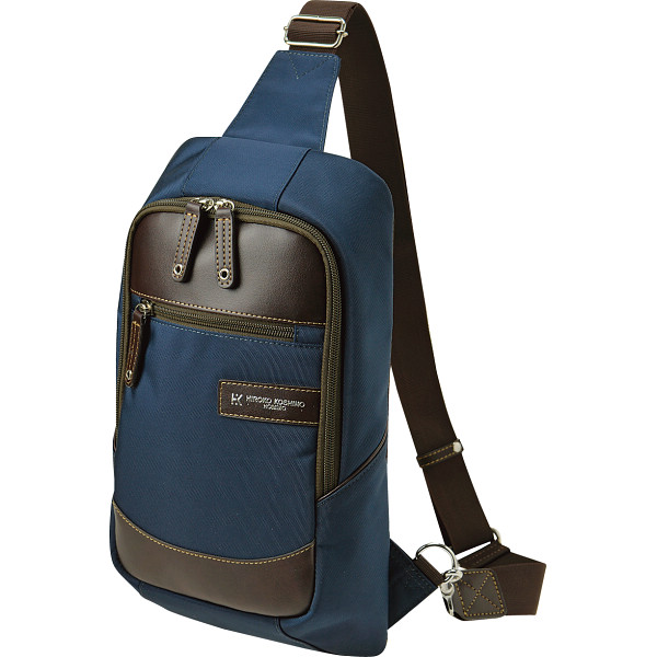 ヒロココシノ・オム　ＴＤワンショルダーバッグ　ネイビーブルー