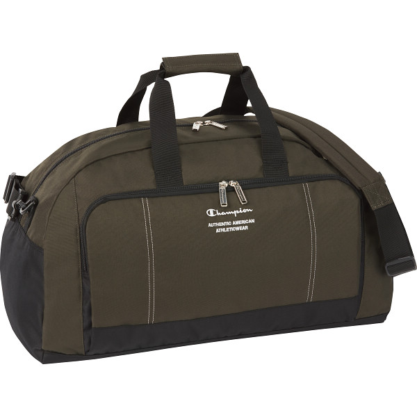 チャンピオン　ボストンバッグ　カーキ