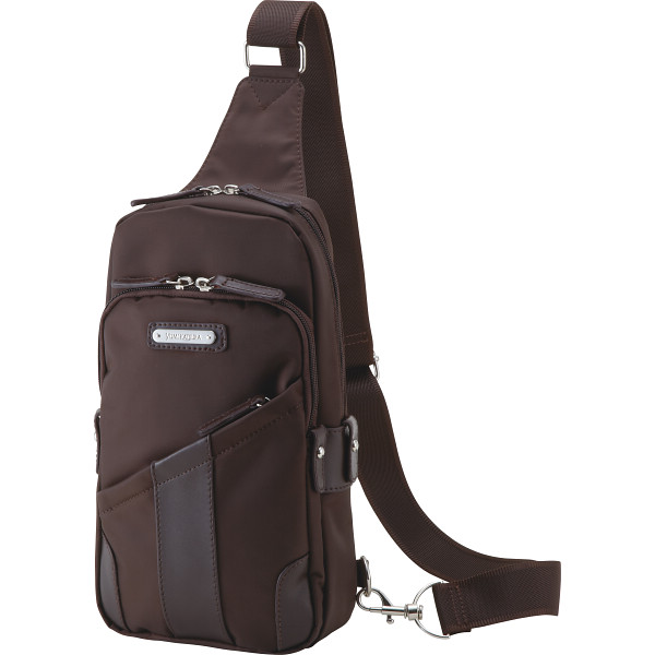 ユミ・カツラ　ボディバッグ　ブラウン