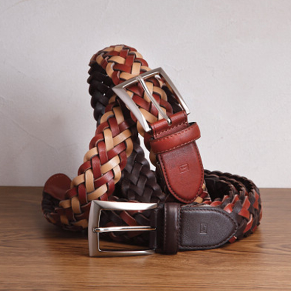 ジョセフエロール　メッシュベルト　チョコ